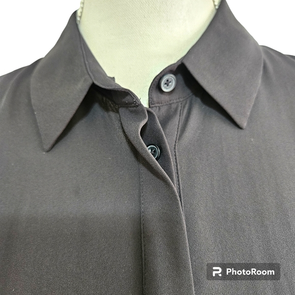 CUE | black women's blouse | Size 8 - Picture 2 of 8